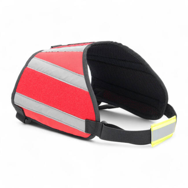 REFLECTIVE VEST FOR DOGS - RED - ZENTAURON