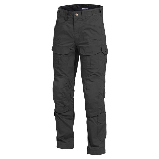 RIP-STOP PANTS - "WOLF" - PENTAGON® - BLACK - LENGTH 34″