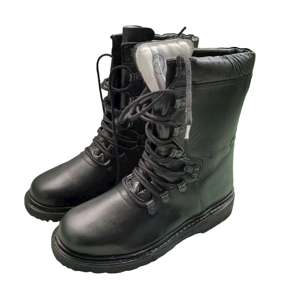 ROMANIAN MILITARY ”UNIQUE” BOOTS - BLACK - LIKE NEW