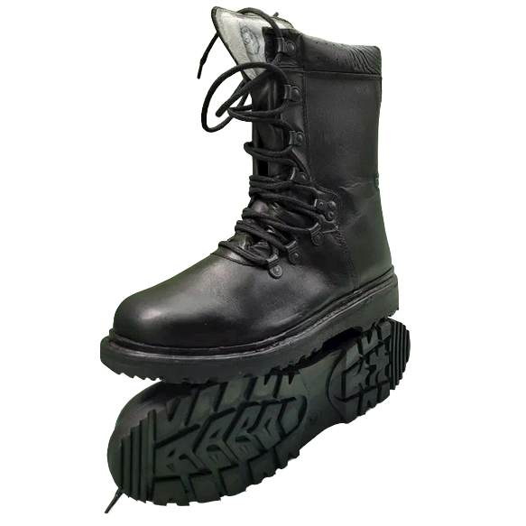 ROMANIAN MILITARY ”UNIQUE” BOOTS - BLACK - LIKE NEW