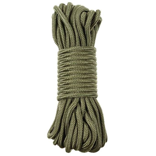 ROPE - MFH® - OD GREEN - 15 METERS - 5 MM DIAMETER