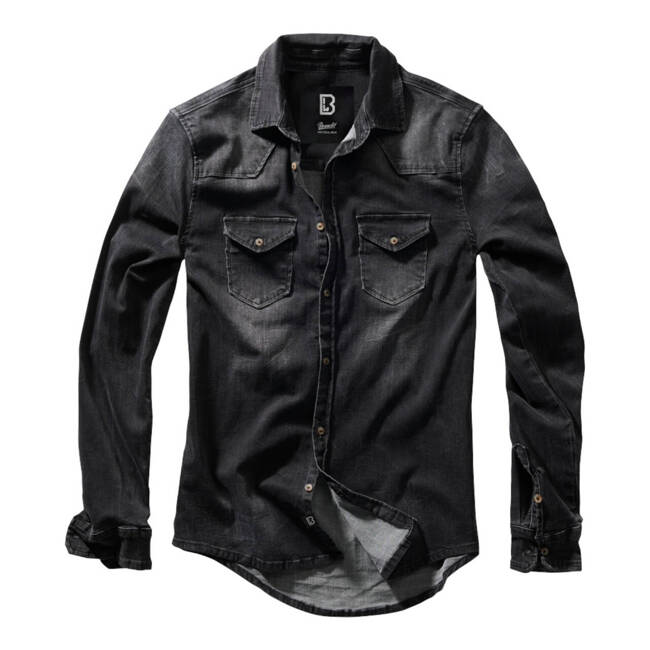 Riley Denim shirt Black