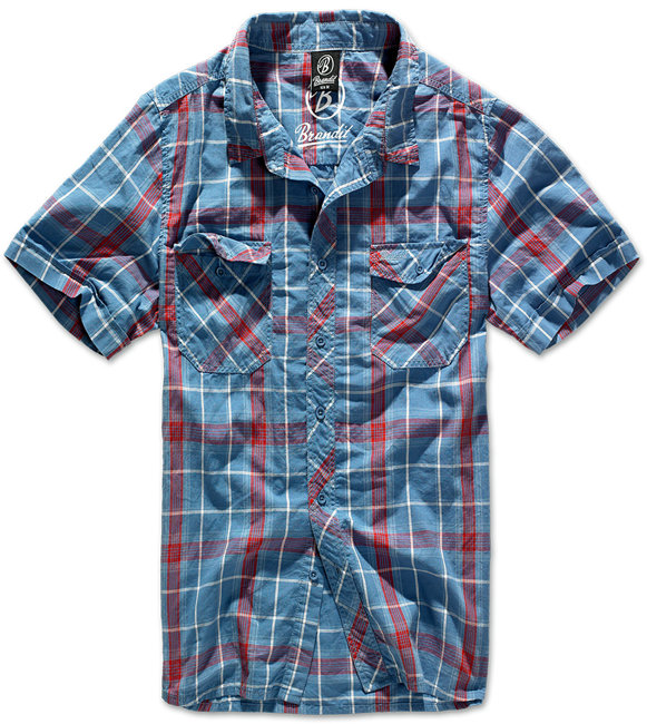 Roadstar shirt 1/2 sleeve red blue