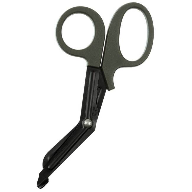 SCISSORS - TACTICAL - FOR FIRST AID KIT - GREEN OD - MFH