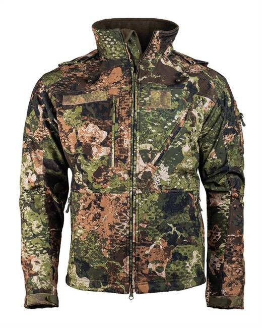 SCU 14 SOFTSHELL JACKET, PHANTOMLEAF WASP I Z3A - MIL-TEC