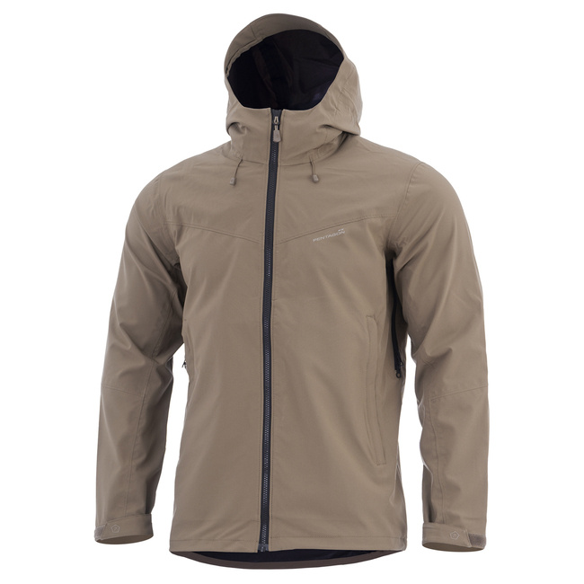 SHELL JACKET - WINDPROOF AND WATERPROOF - "MONLITE" - PENTAGON® - COYOTE