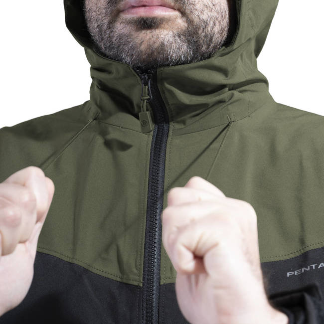 SHELL JACKET - WINDPROOF AND WATERPROOF - "MONLITE" - PENTAGON® - RAL7013