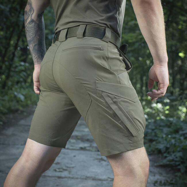 SHORT PANTS AGGRESSOR SUMMER FLEX - DARK OLIVE - M-TAC