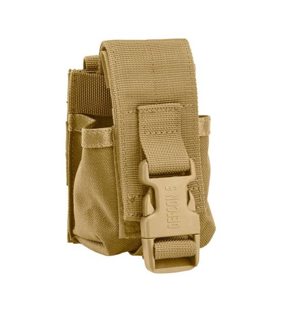 SINGLE GRENADE POUCH - DEFCON 5® - COYOTE TAN