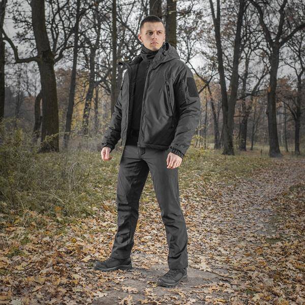 SOFT SHELL VENT TACTICAL TROUSERS, BLACK - M-TAC