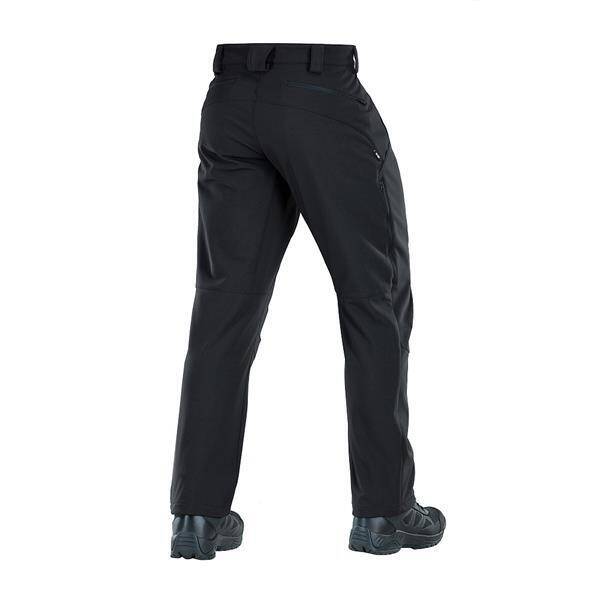 SOFT SHELL VENT TACTICAL TROUSERS, BLACK - M-TAC