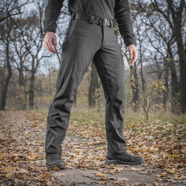 SOFT SHELL VENT TACTICAL TROUSERS, BLACK - M-TAC