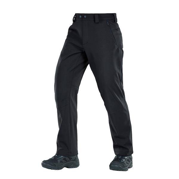 SOFT SHELL VENT TACTICAL TROUSERS, BLACK - M-TAC