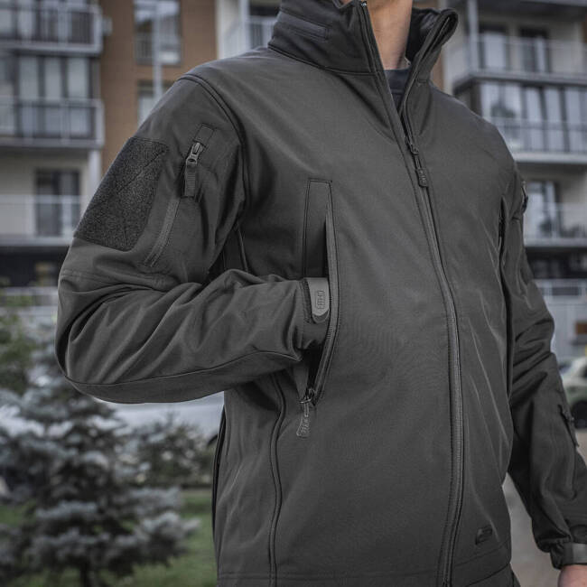 SOFTSHELL JACKET, DARK NAVY BLUE - M-TAC