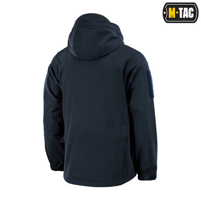 SOFTSHELL JACKET - M-TAC - DARK NAVY BLUE - NO BADGES