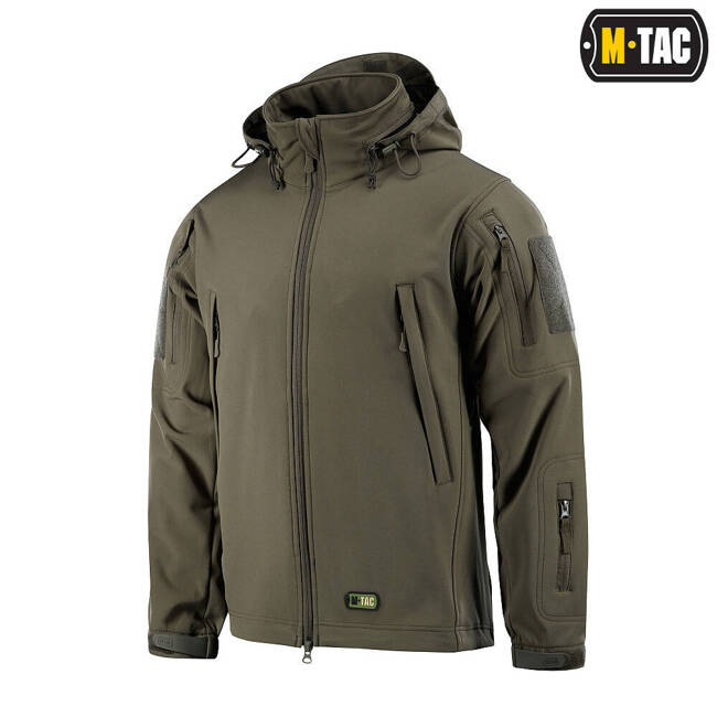 SOFTSHELL JACKET, OLIVE - M-TAC