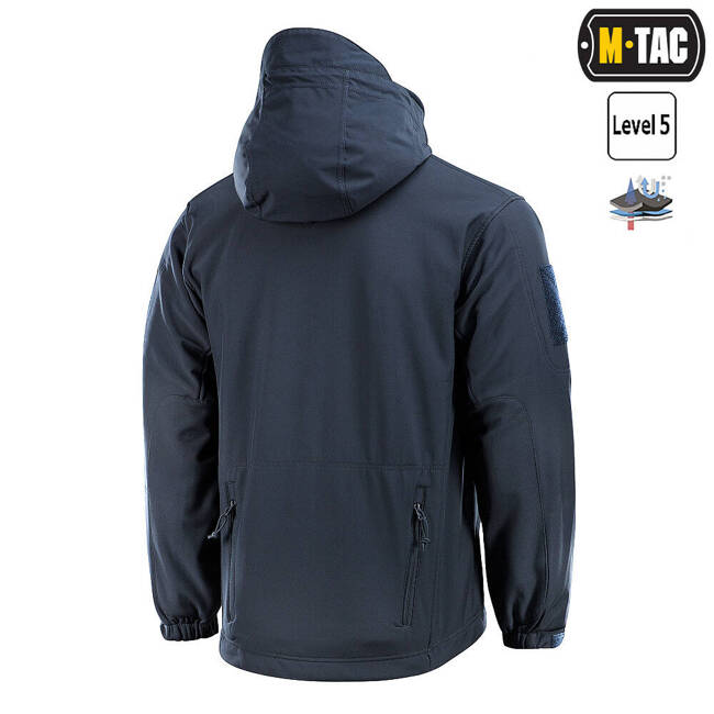 SOFTSHELL JACKET WITH LINING, DARK NAVY BLUE - M-TAC