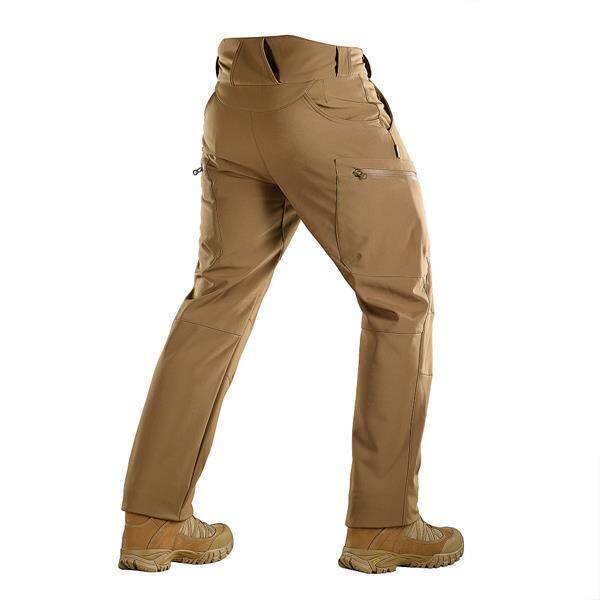 SOFTSHELL TACTICAL WINTER TROUSERS, COYOTE - M-TAC