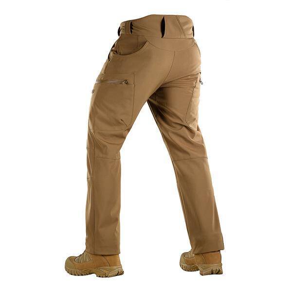 SOFTSHELL TACTICAL WINTER TROUSERS, COYOTE - M-TAC