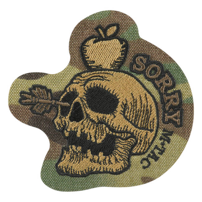 SORRY PATCH (embroidered) - OXFORD MATERIAL - MULTICAM/COYOTE - M-TAC