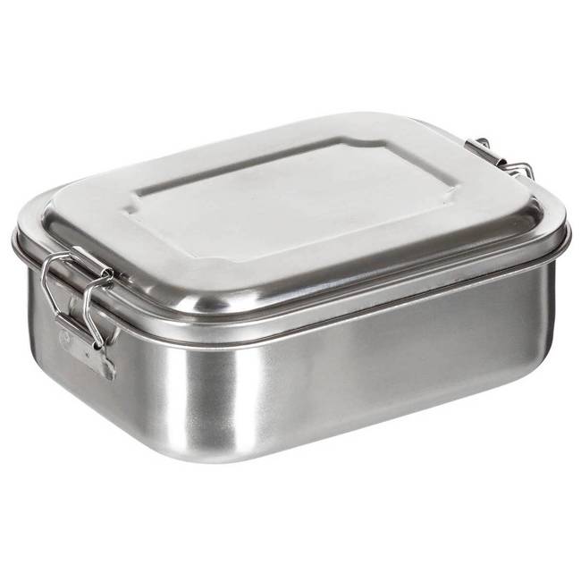 STAINLESS STEEL LUNCHBOX - Fox Outdoor® - 18 x 14 x 6.5 cm