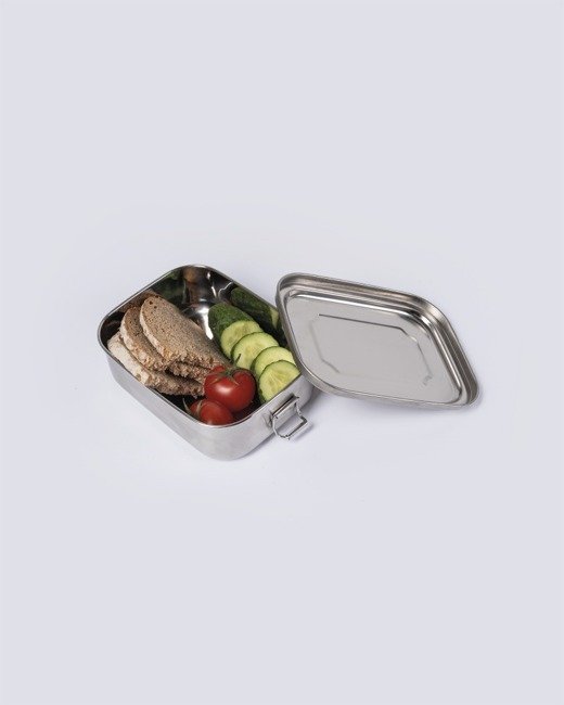 STAINLESS STEEL LUNCHBOX - Mil-Tec® - 18 x 14 x 6.5 CM