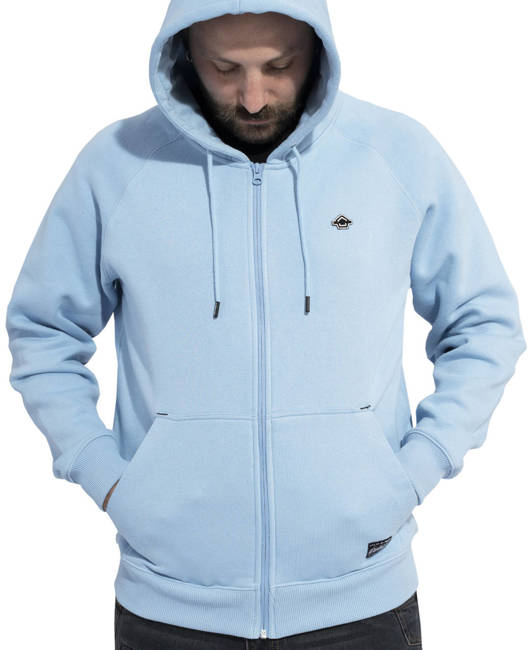 SWEATSHIRT WITH HOOD AND ZIPPER - "PHAETON" - PENTAGON® - DAWN BLUE