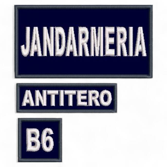 Set Embleme Antitero - negru