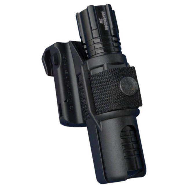 Swivelling holder for tactical flashlight - Black - LH-04