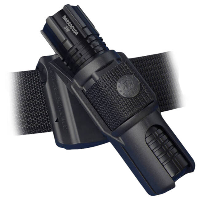 Swivelling holder for tactical flashlight - Black - LH-04