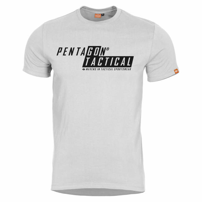 T-SHIRT - AGERON GO TACTICAL - Pentagon® - WHITE