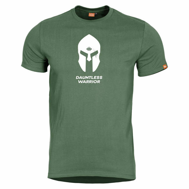 T-SHIRT - AGERON "SPARTAN HELMET" - Pentagon® - OLIVE GREEN