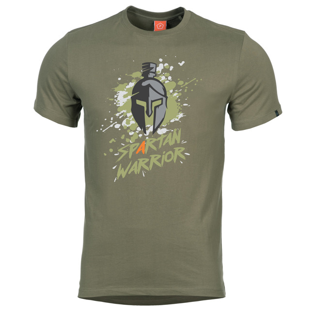 T-SHIRT - AGERON "SPARTAN WARRIOR" - Pentagon® - OLIVE