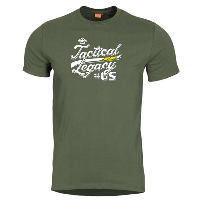 T-SHIRT - AGERON TACTICAL LEGACY - Pentagon® - OLIVE GREEN