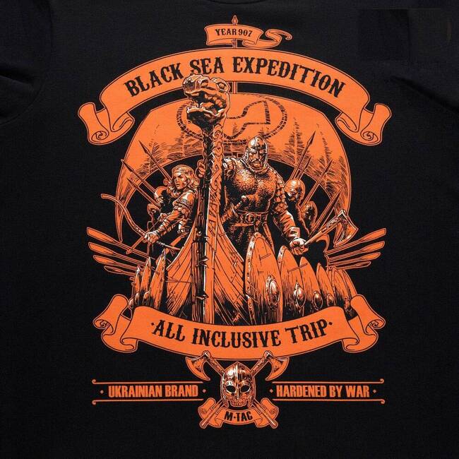 T-SHIRT BLACK SEA EXPEDITION - BLACK - M-TAC