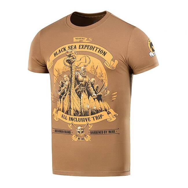 T-SHIRT BLACK SEA EXPEDITION - COYOTE BROWN - M-TAC