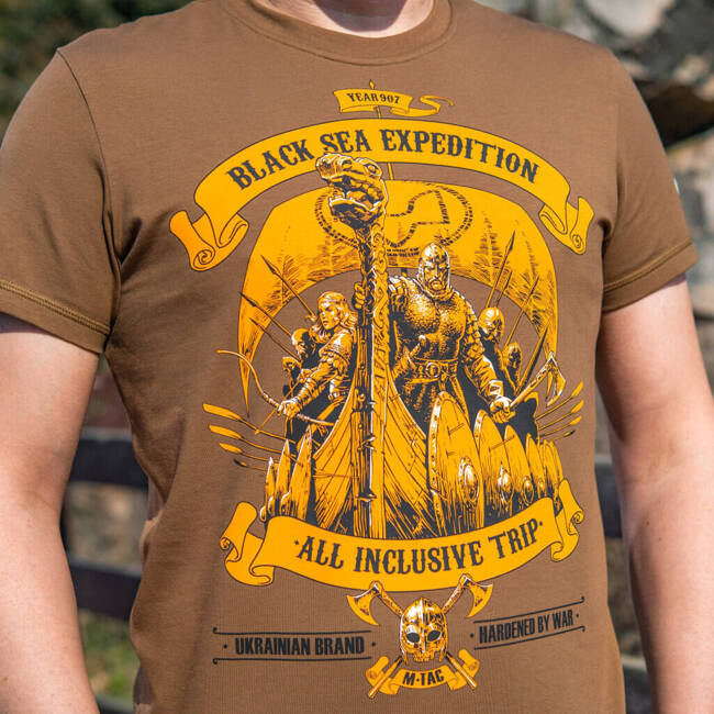 T-SHIRT BLACK SEA EXPEDITION - COYOTE BROWN - M-TAC