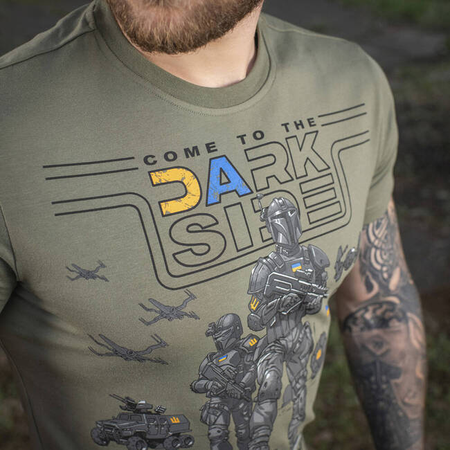 T-SHIRT DARK SIDE - LIGHT OLIVE - M-TAC