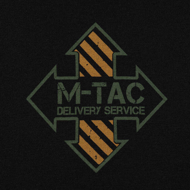 T-SHIRT DELIVERY SERVICE - BLACK - M-TAC