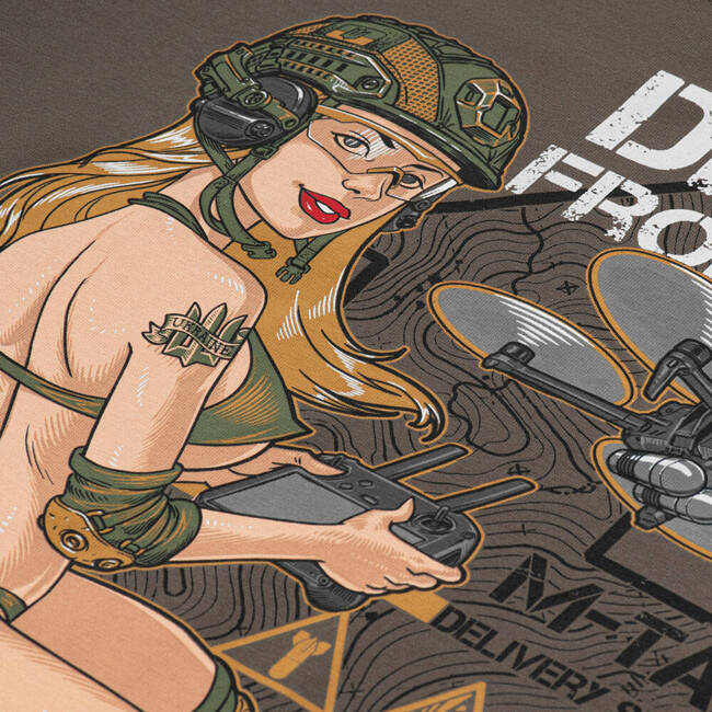 T-SHIRT DELIVERY SERVICE - DARK OLIVE - M-TAC