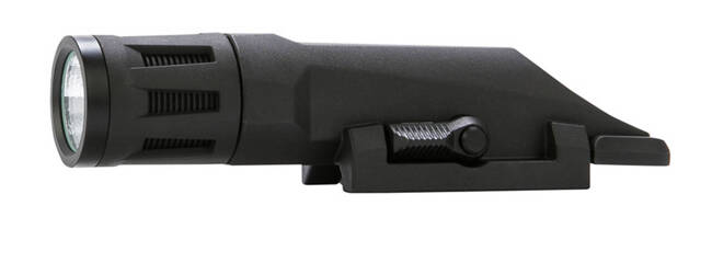 TACTICAL FLASHLIGHT WITH WHITE IR LIGHT, WMLX - BLACK - INFORCE