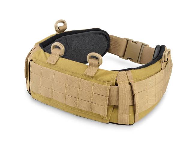 TACTICAL MOLLE BELT - DEFCON 5 - COYOTE TAN