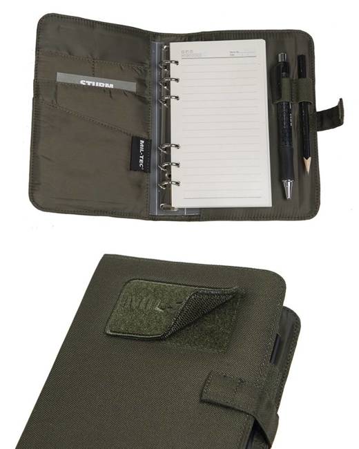 TACTICAL NOTEBOOK - 14.5x4.5x20.5 CM - SMALL - Mil-Tec® - BLACK