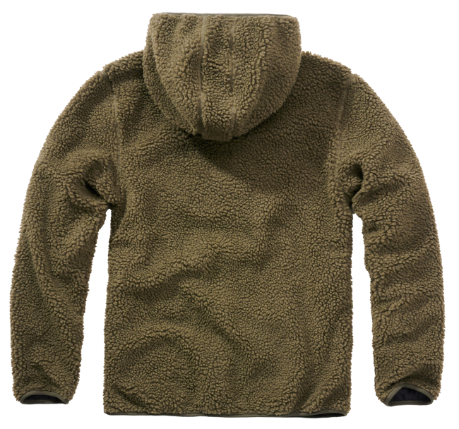 TEDDYFLEECE WORKER PULLOVER - OLIVE - BRANDIT