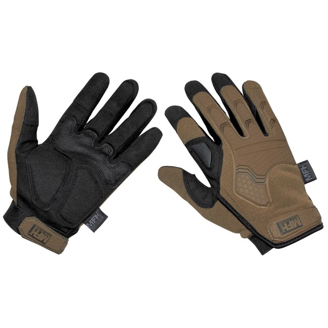 Tactical Gloves, "Attack", coyote tan