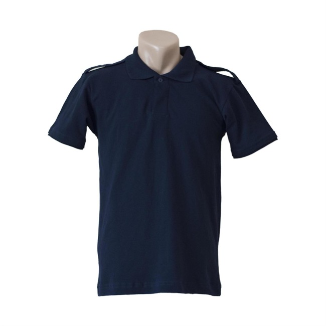 Tactical Navy Blue Polo T-shirt - Lecter Tactical