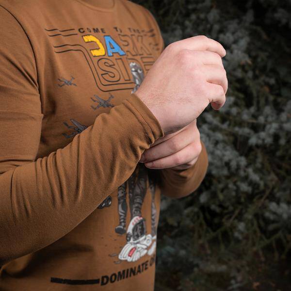 UA SIDE LONG SLEEVE SHIRT - COYOTE BROWN - M-TAC