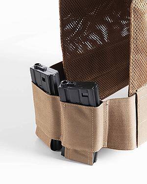 ULTRALIGHT TACTICAL VEST FOR BALLISTIC PLATES - COYOTE TAN - OPENLAND