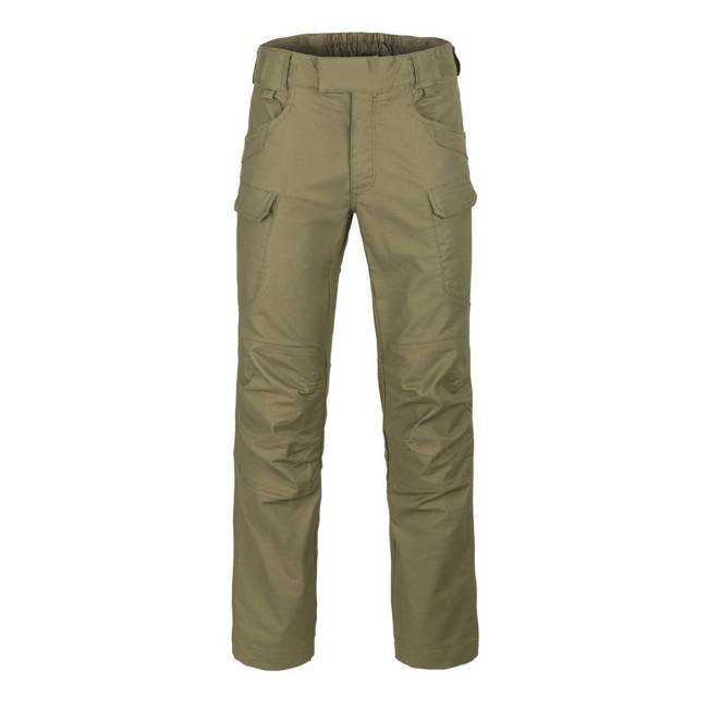 URBAN TACTICAL PANTS - POLYCOTTON CANVAS - HELIKON - JUNGLE GREEN - XLONG