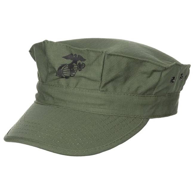 US CAP "USMC" - MFH® - OD GREEN